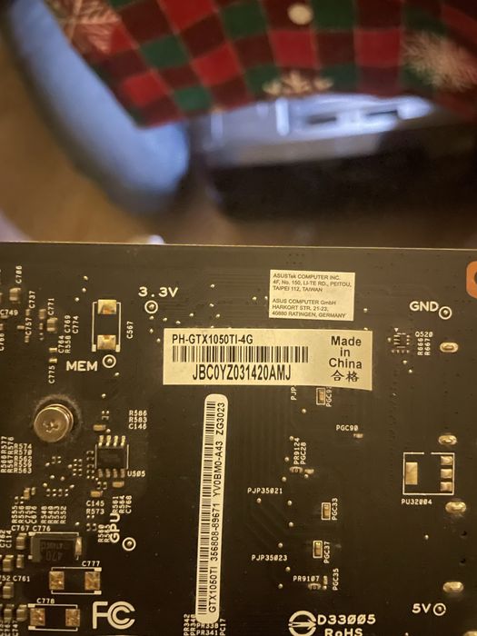 Placa Video 1050 Ti 4gb