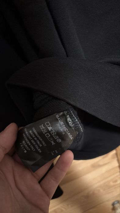 Hoodie balenciaga wave negru