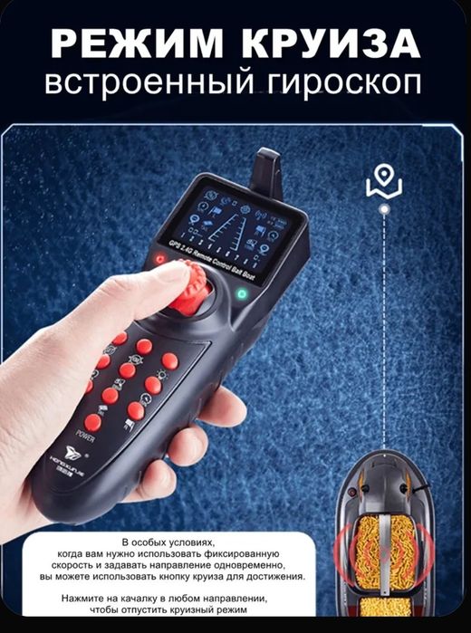 Прикормочный кораблик HJ817 GPS