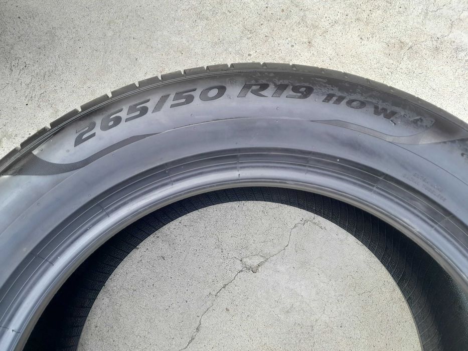 Doua anvelope de vara 265 50 19 pirelli p zero PZ4 profil 6,8 mm