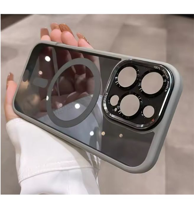 Iphone 16 17 / PRO / PLUS / PRO MAX - Husa Magsafe Hybrid Lucioasa