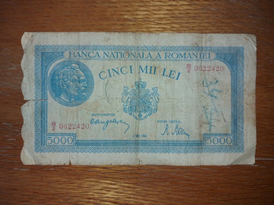 Bancnotă 5000 lei 1944