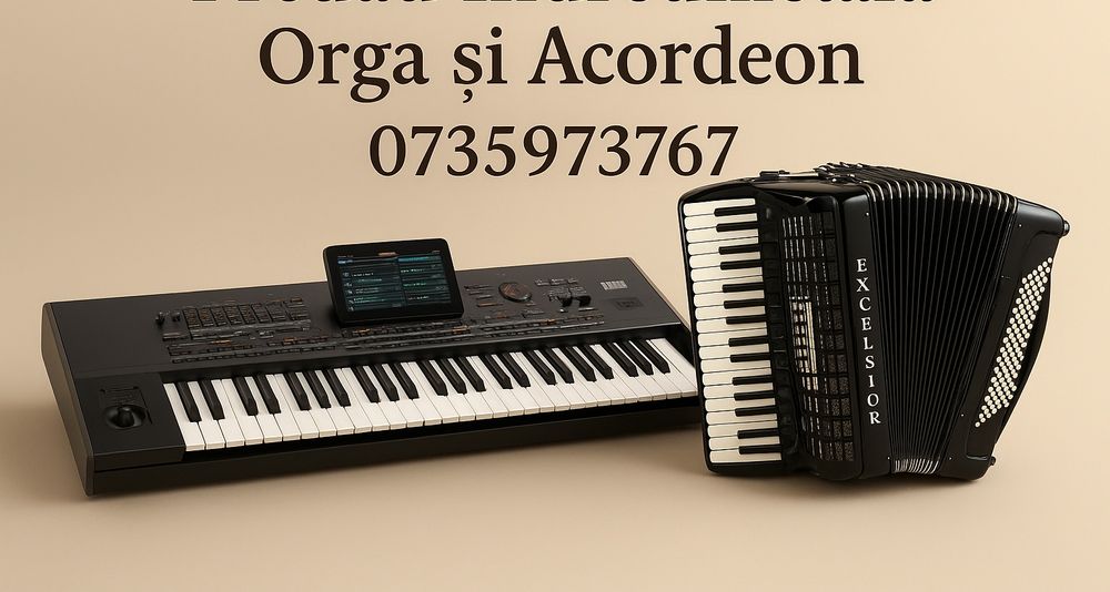 PROFESOR orga si acordeon 40 RON ora