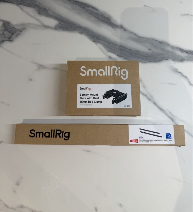 SmallRig Baseplate Dual 15mm Rod Clamp