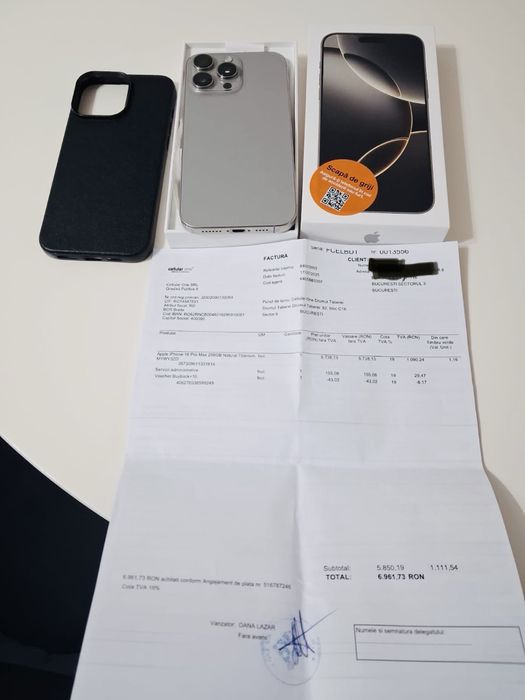 Iphone 16 Pro Max 256Gb-Factura siGarantie!