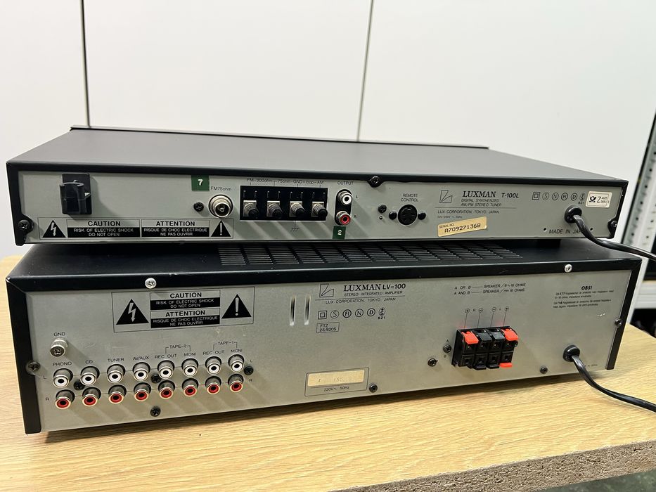 Amplificator lv100 si tuner t-100l luxman