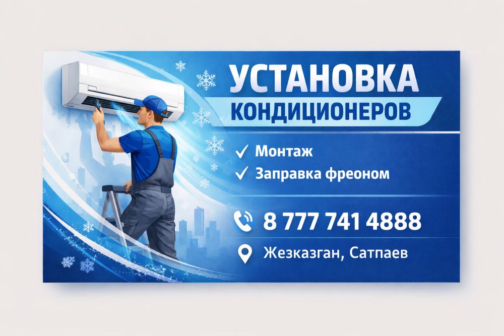 Установка кондиционера