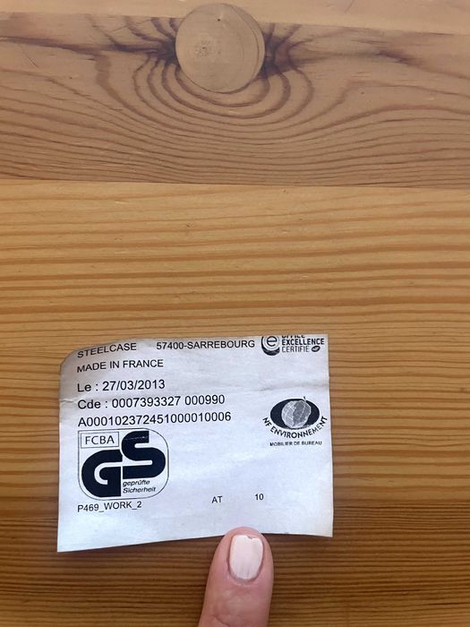 Scaun de birou Steelcase Please V1, varianta Work