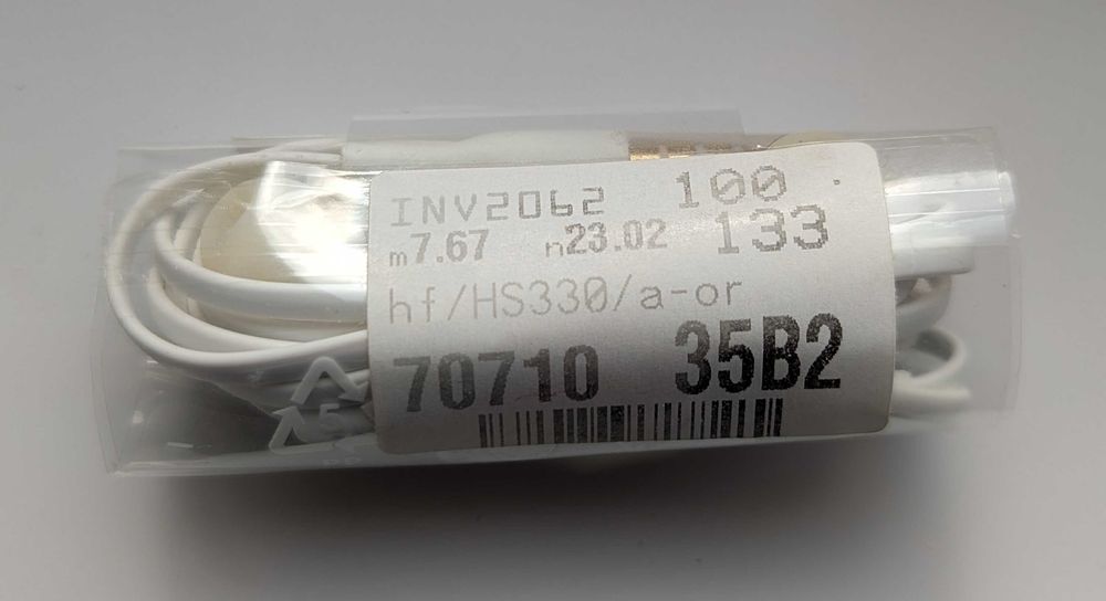 Casti Handsfree Samsung cu Microfon si Jack, Albe, Originale, Noi