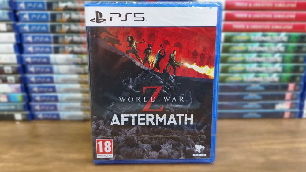 Новый PS5 диск World War Z: Aftermath Большой Выбор Игр