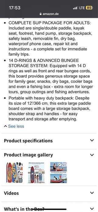 SUP board Nacatin