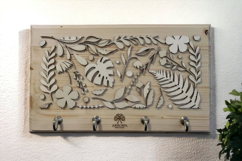 Cuier lemn pentru chei