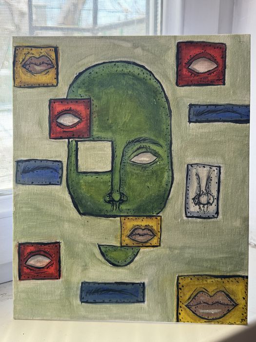 Картина акрил ручная работа