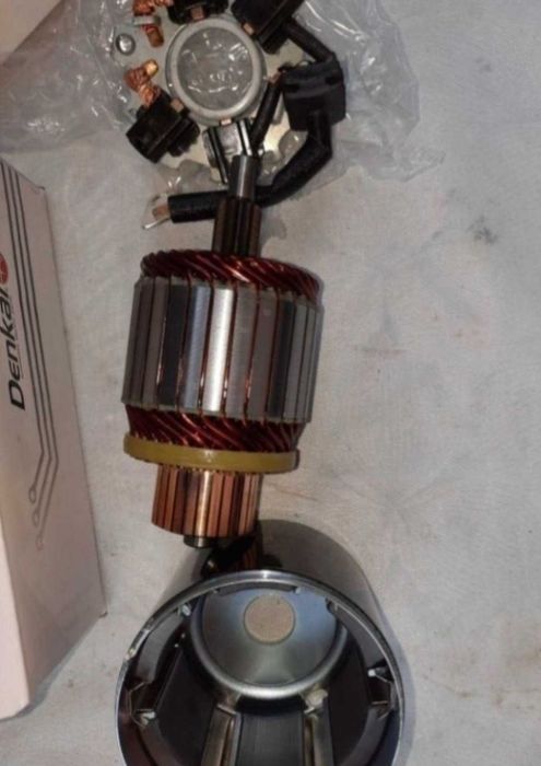 Rotor/solenoid electromotor/platou carbuni Logan 1,5 E3-DCI