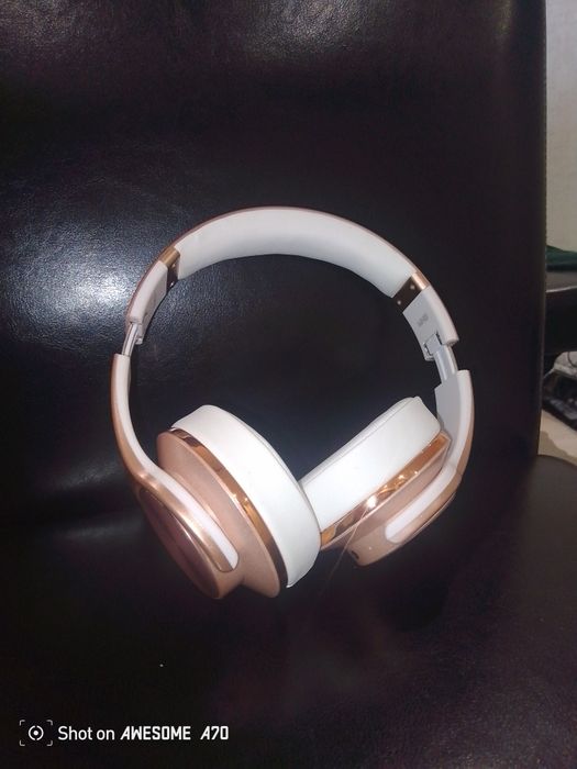 Беспроводные наушники SODO MH-5, розово-золотые