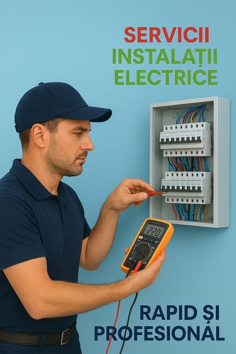 Electrician – Servicii instalații electrice complete, rapid