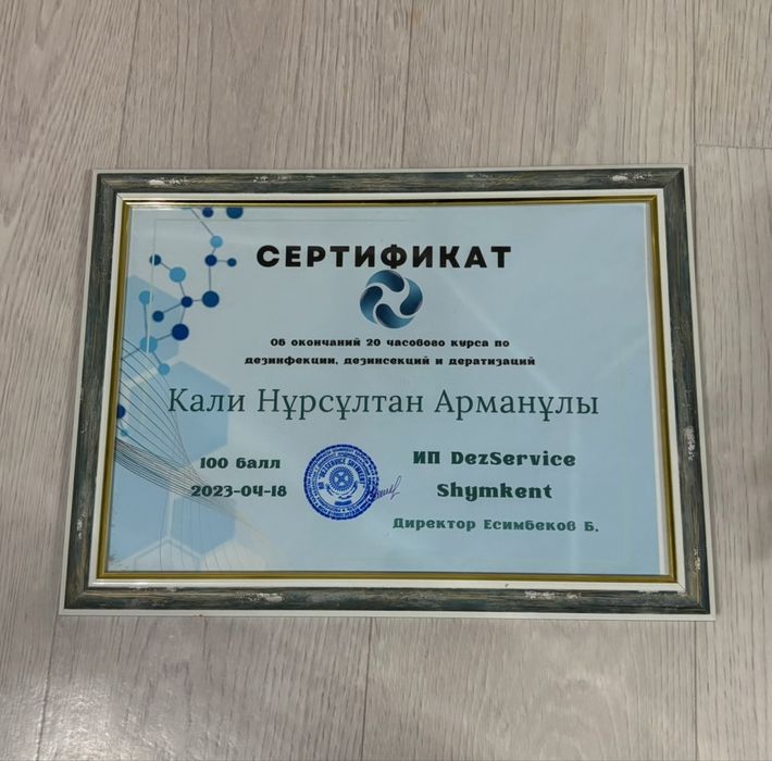 Дизенфекция клопы тараканы Тараз