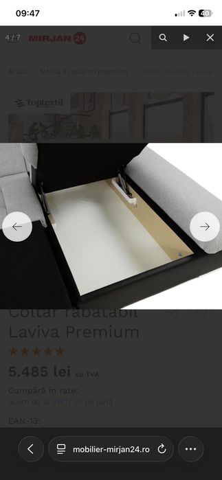 Vând Colțar/canapea de unghi pentru living