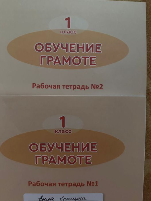 1 класс рабочие тетради