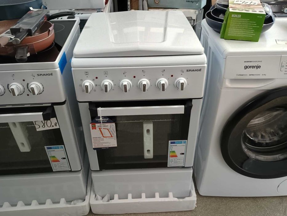 Чисто нова Готварска печка Snaige-Снайг FF-5043MXZW 52 л 50 см