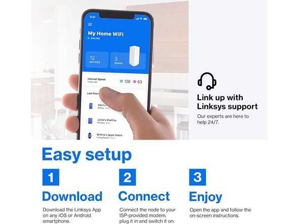 WI-FI 6 MESH Linksys Atlas MX20MS3 (3 ta router)