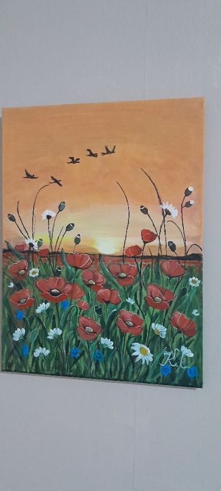 Авторски картини, акрилни бои