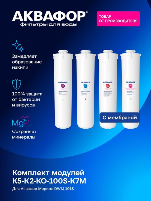 Комплекты сменных модулей AQUAPHOR | Осмос и фильтры под мойку