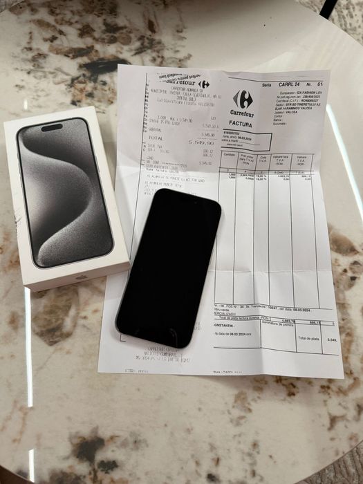 iPhone 15 pro 128GB White