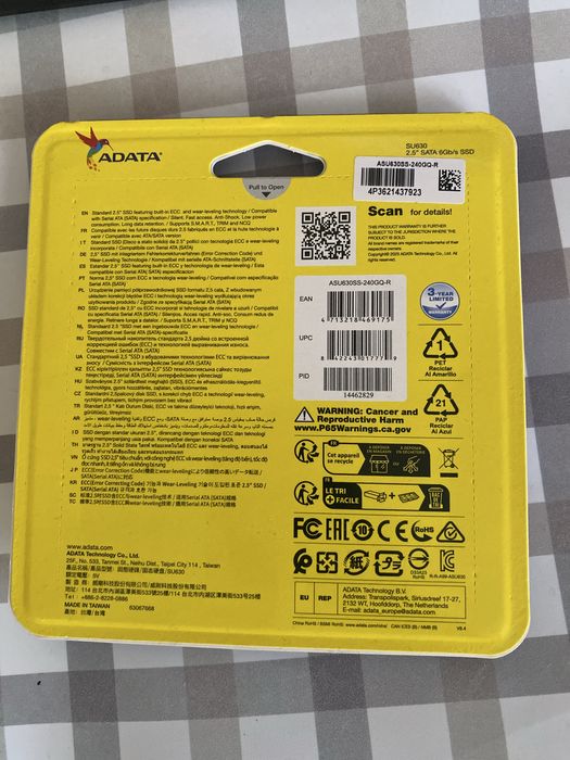 SSD ADATA SU630 240 Gb Sigiliat