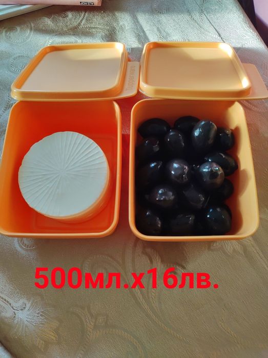 Съдове на оферта от TUPPERWARE. Магически миксери за палачинки.