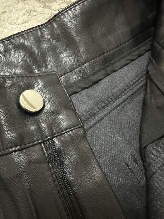 Кожанные брюки женский