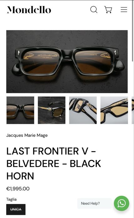 Слънчеви очила Jacques Marie Mage Belvedere