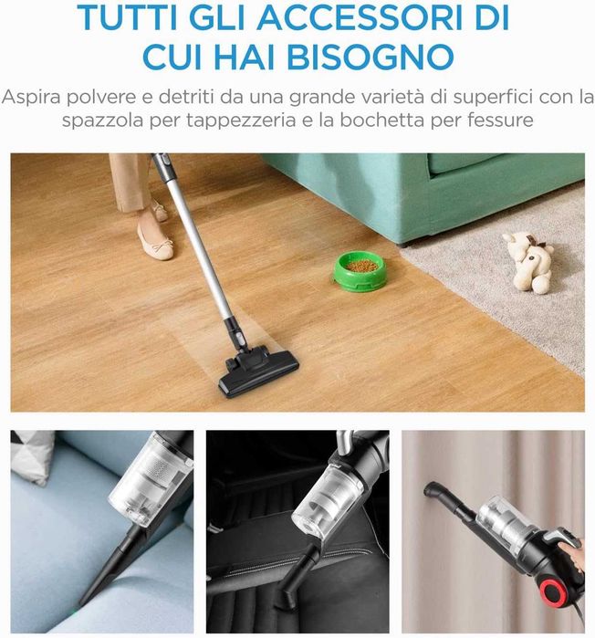 Вертикална Прахосмукачка Midea MCS2045BR, 450W, Лека и Удобна