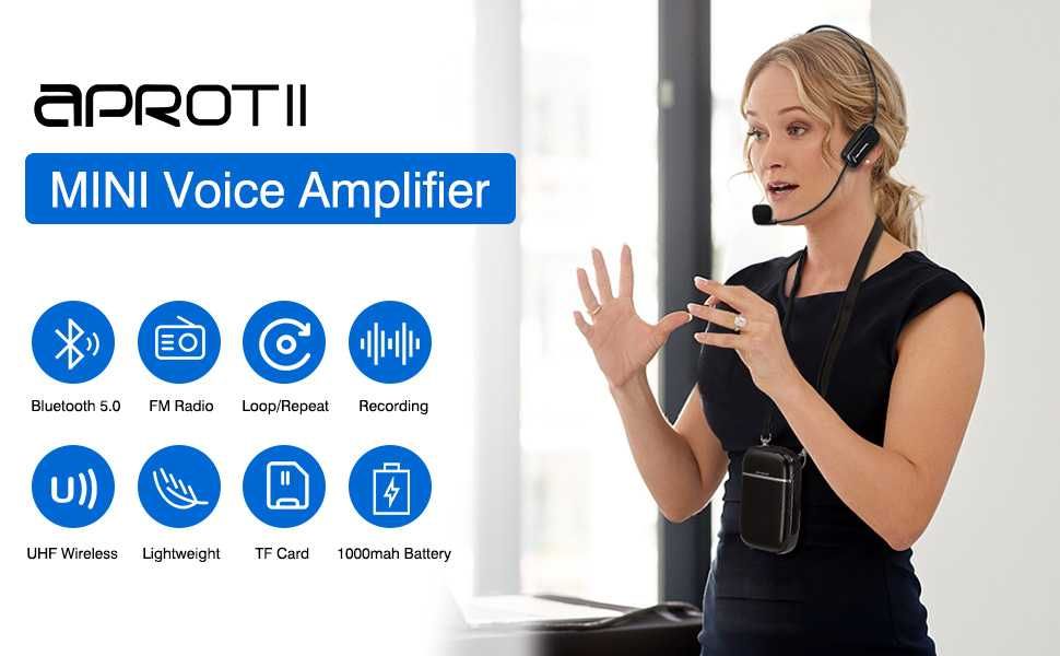 Aporo T3 Bluetooth интелигентен гласов усилвател- лектори, треньори