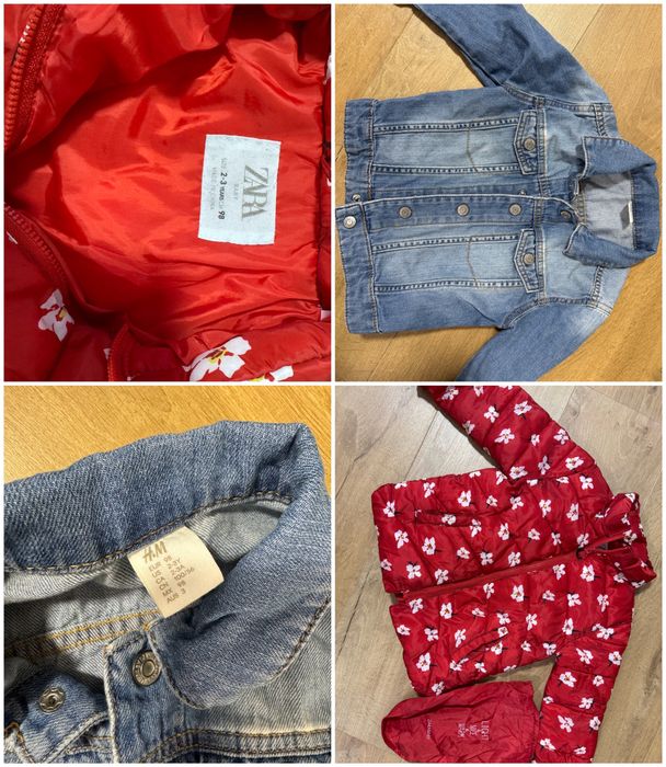 Лот детски дрехи 2-3 г 98 см яке рокля Zara Miranda Waikiki