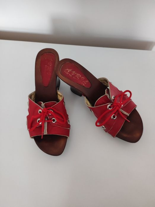 Естествена кожа летни обувки