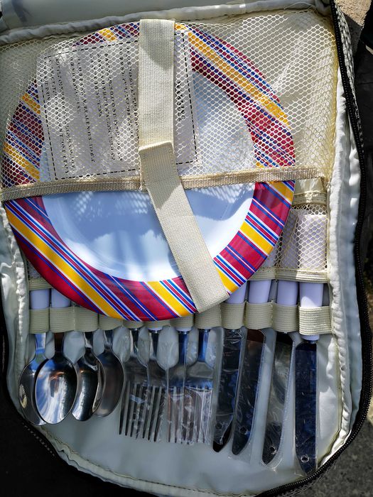 Рюкзак с посудой прогулочный