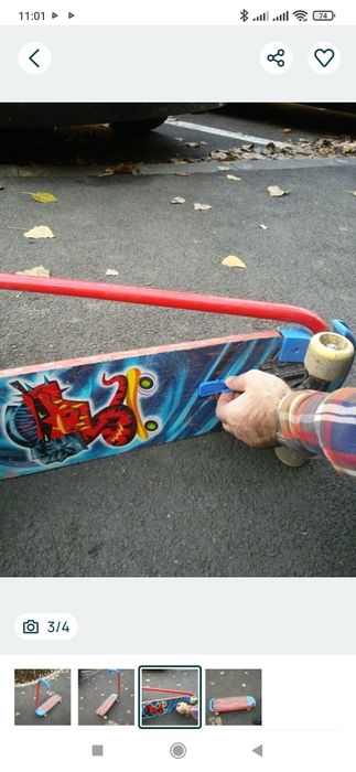 Skateboard copii pliabil