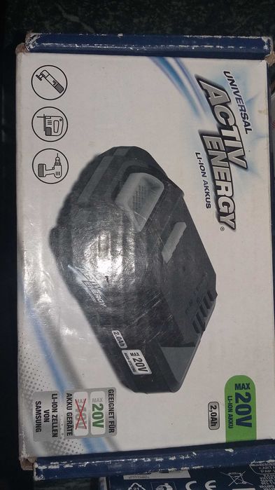 Baterie ACTIV ENERGY (FERREX)-20v şi 20/40+ïncárcàtor toate NOI