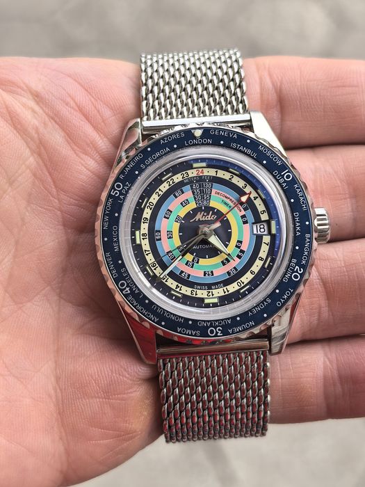 Mido Ocean Star Decompression Worldtimer Special Edi