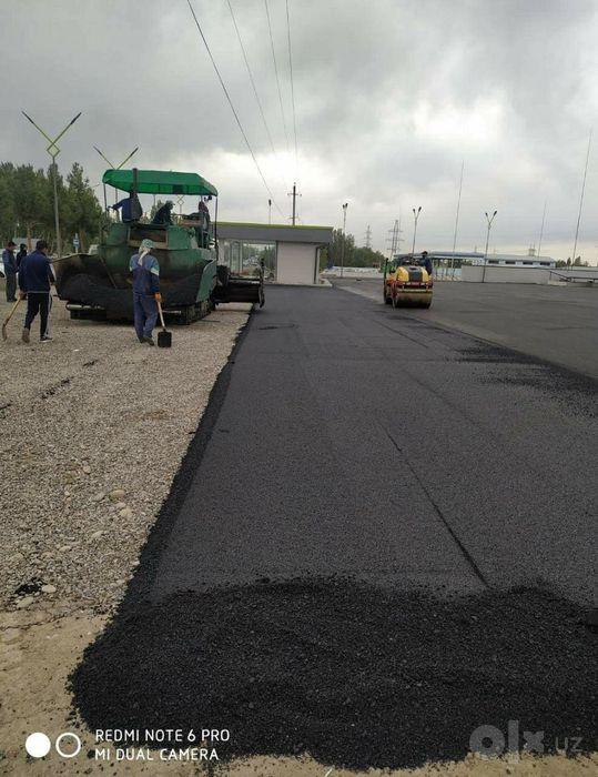 Асфальт ишлари киламиз кучаларга Самарканд вилояти  ургут туманида