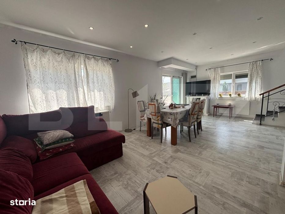 Duplex 5 camere, 148 mp, 198 teren, zona Terra