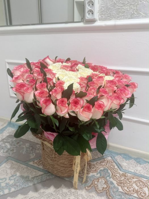101 роза сатылады. 15к. свежий.…………………………………... ……………………………………………………..