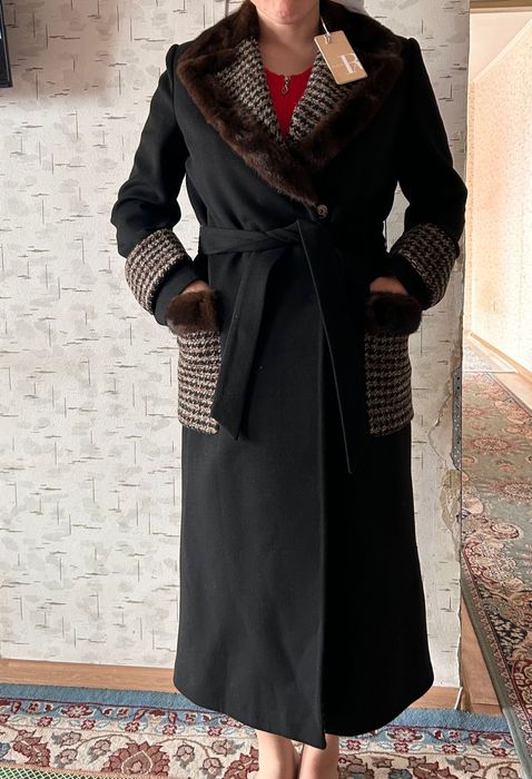 Пальто турецкий чёрный
