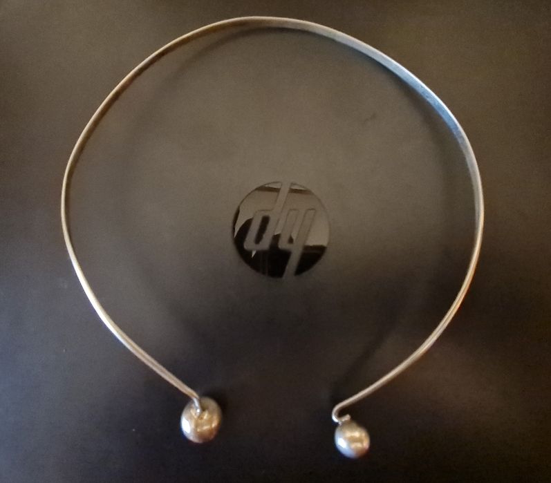 Colier choker din argint masiv