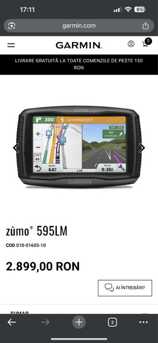 Garmin ZUMO 595LM