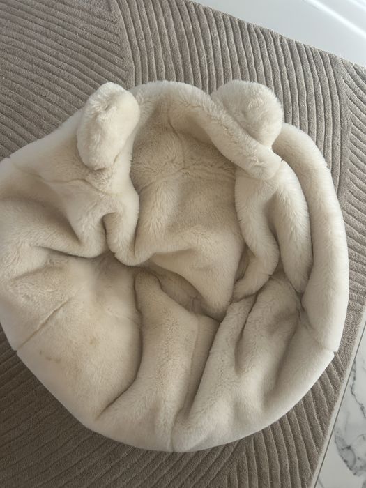 Beanbag deosebit din blanita crem