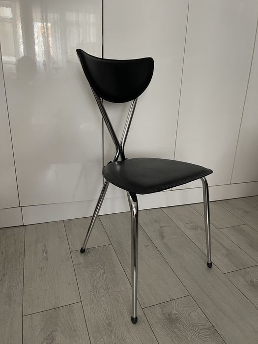 Mid Century - Set 4 scaun piele Italy