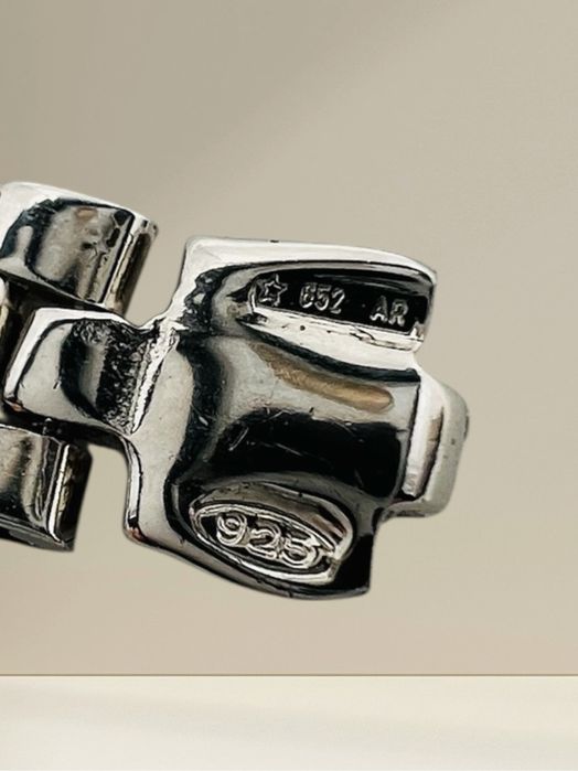 Италианска сребърна гривна