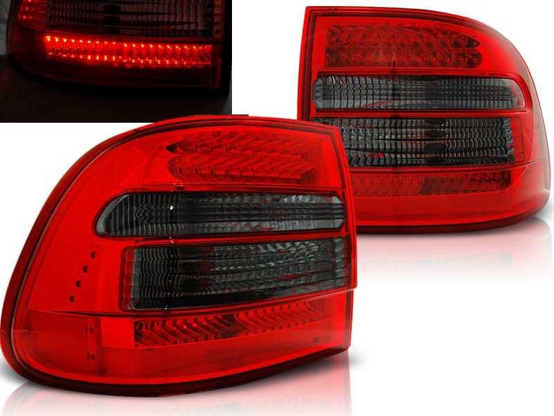 Стопове Порше Кайен 1 ЛЕД тъмни Опушени Porsche Cayenne 1 Тунинг LED